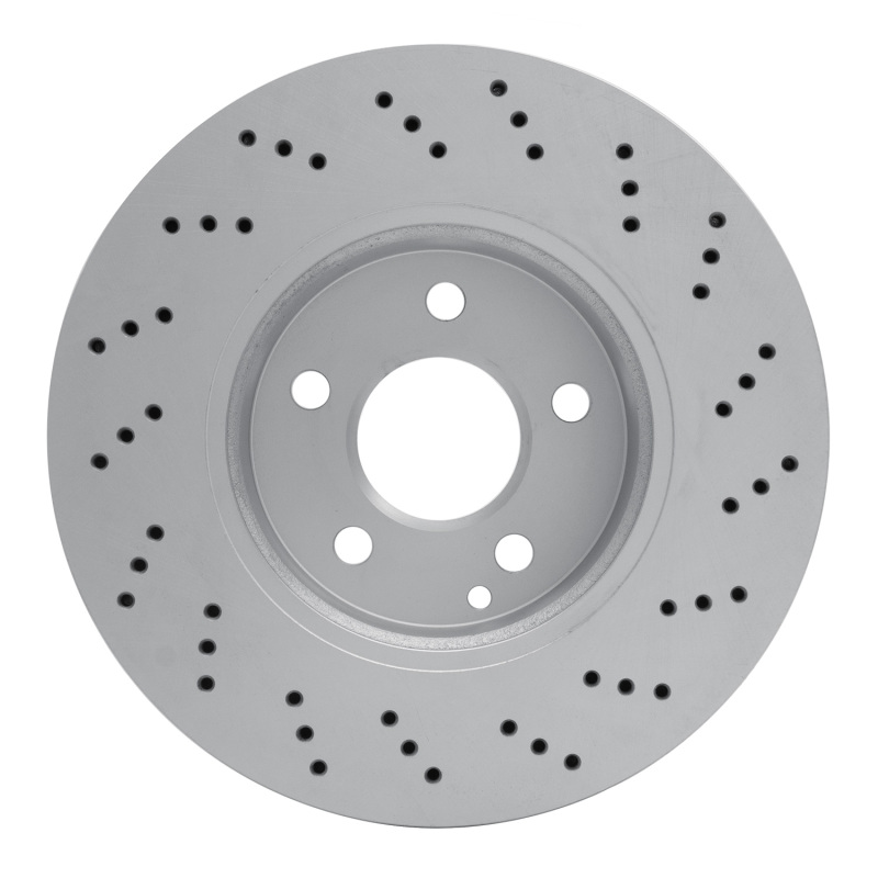Mercedes-Benz C250 Brake Rotor (1) - Front - R1 Concepts - GEOSPEC Coated Rotor - Drilled - `08-`15